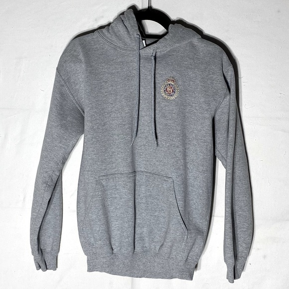 Vintage Gildan Light Grey EPS Edmonton Police Services Hoodie S - Picture 2 of 13